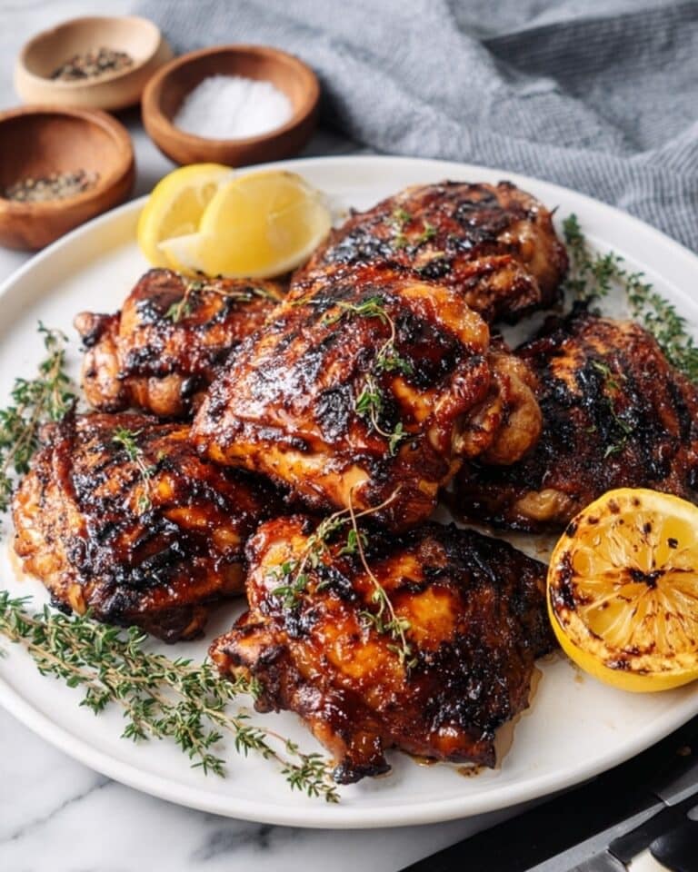 Grilled Lemon Herb Chicken Thighs Recipe