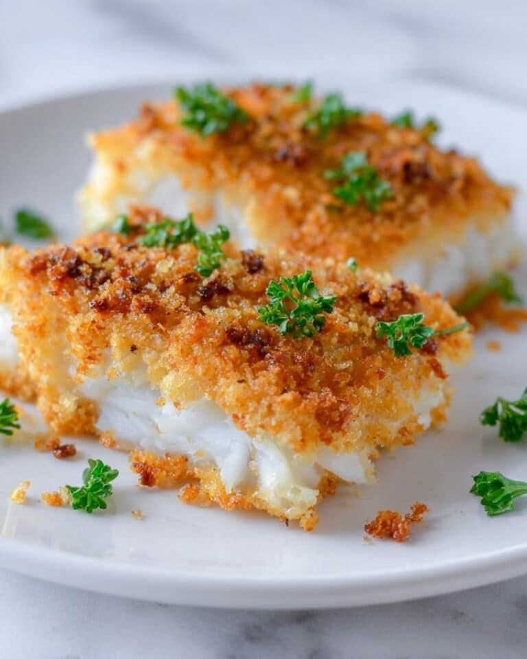 Crispy Parmesan Baked Cod Recipe