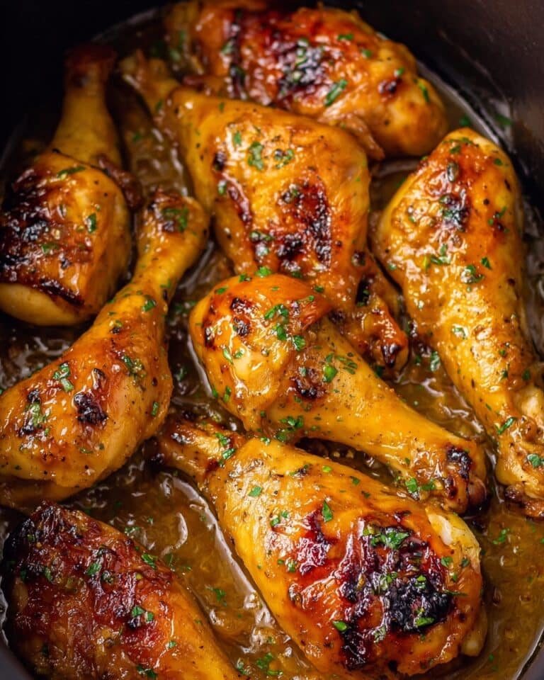 Sweet and Savory Slow Cooker Maple Dijon Drumsticks Recipe