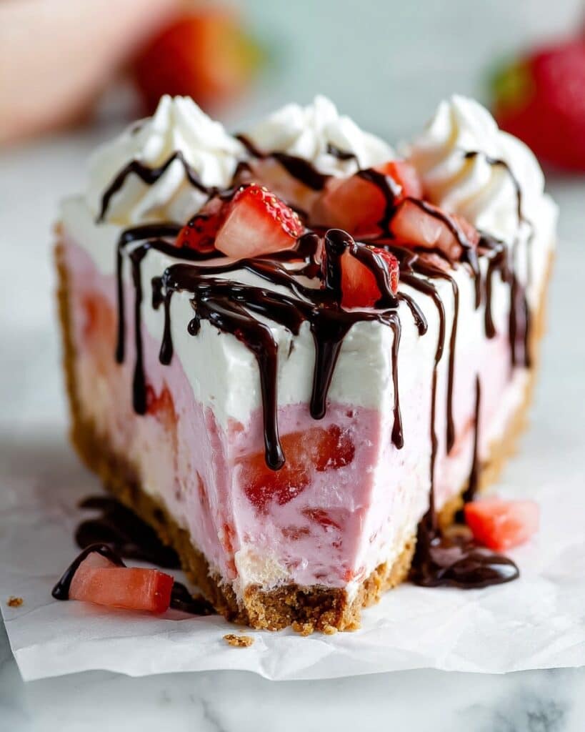 Frozen Strawberry Cheesecake Recipe