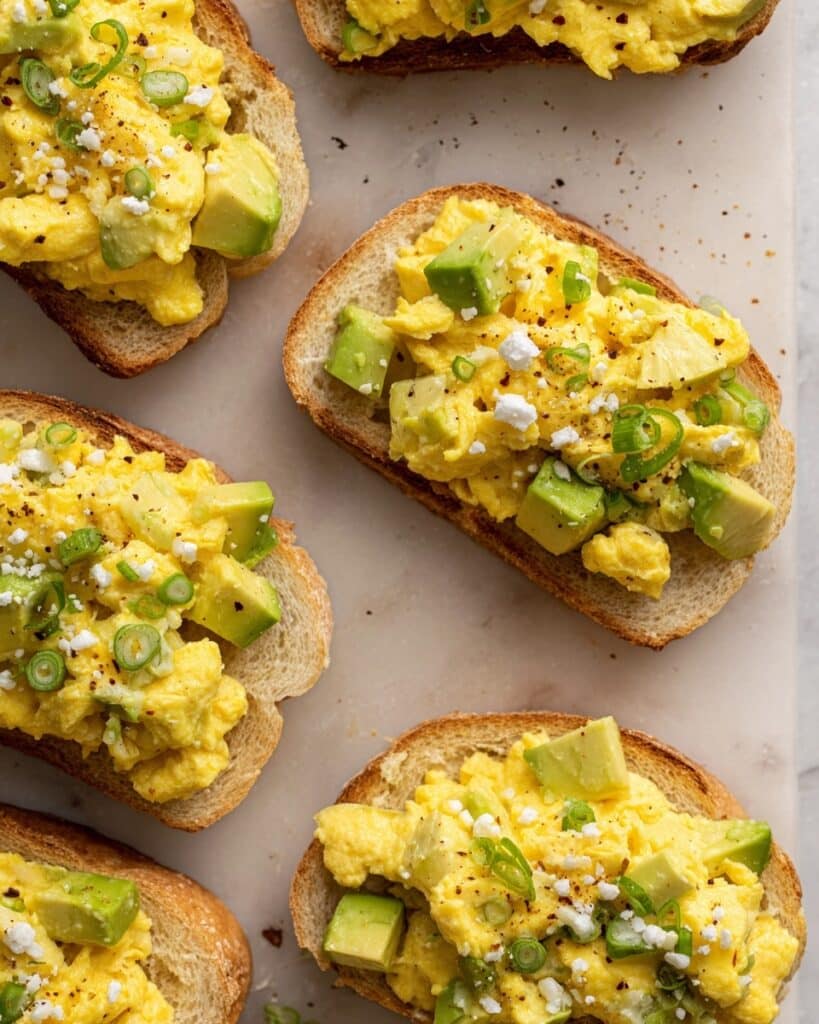 Toast with Eggs and Avocado Recipe