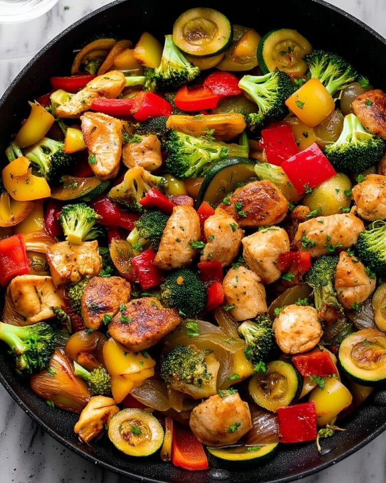 Chicken and Vegetables Skillet Recipe