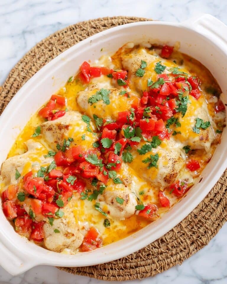 Cheesy Rotel Chicken Bake Recipe