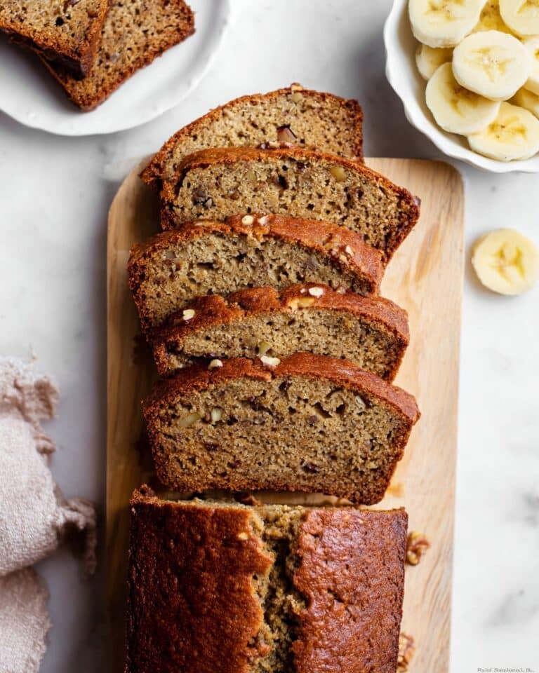 Whole Wheat Healthy Banana Bread Recipe