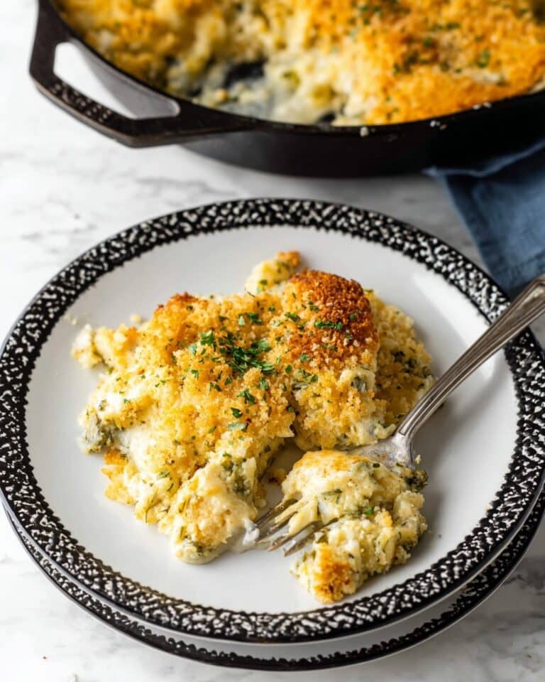 Zucchini Casserole with Cheddar, Parmesan, and Panko Breadcrumbs Recipe