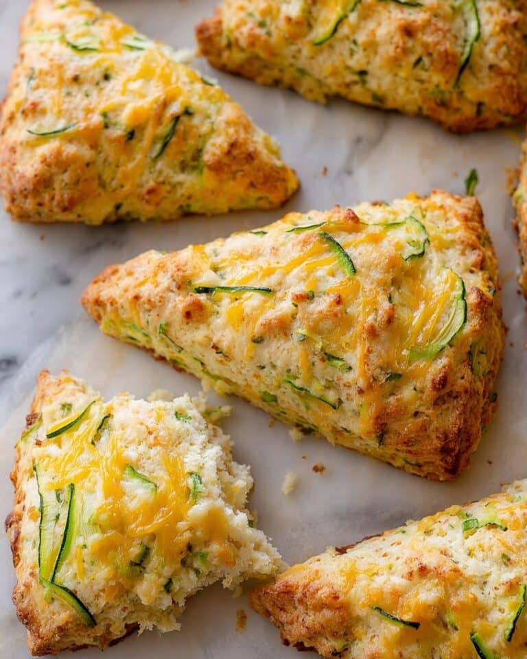 Zucchini Cheddar Scones Recipe