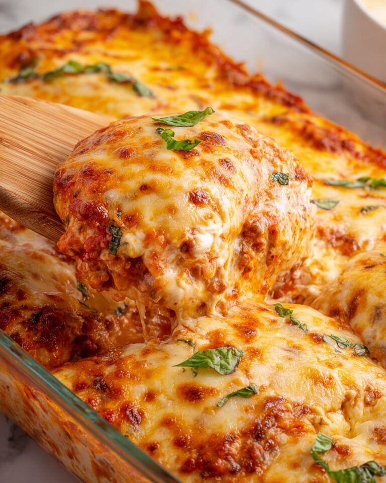 Ricotta Chicken with Marinara and Three Cheeses Recipe