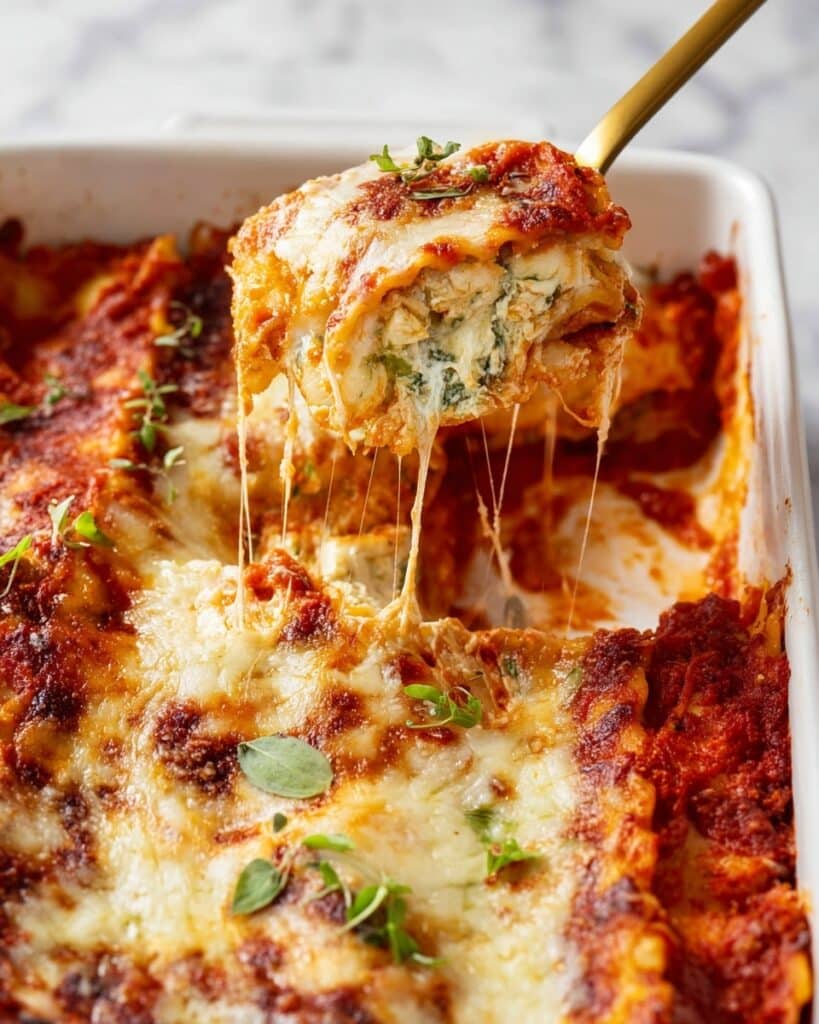Easy Baked Cheesy Manicotti with Fresh Herbs Recipe