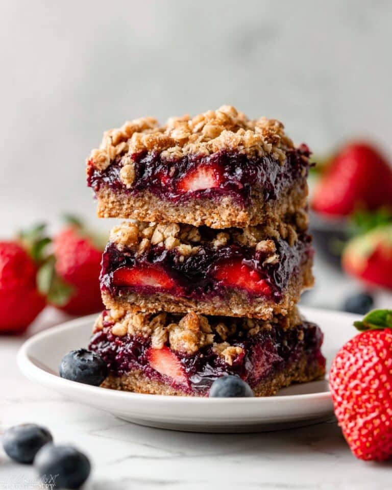 Healthy Berry Streusel Bars Recipe