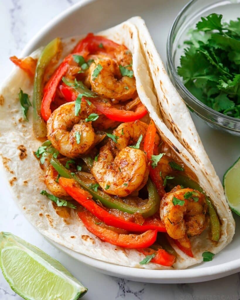Homemade Shrimp Fajitas Recipe