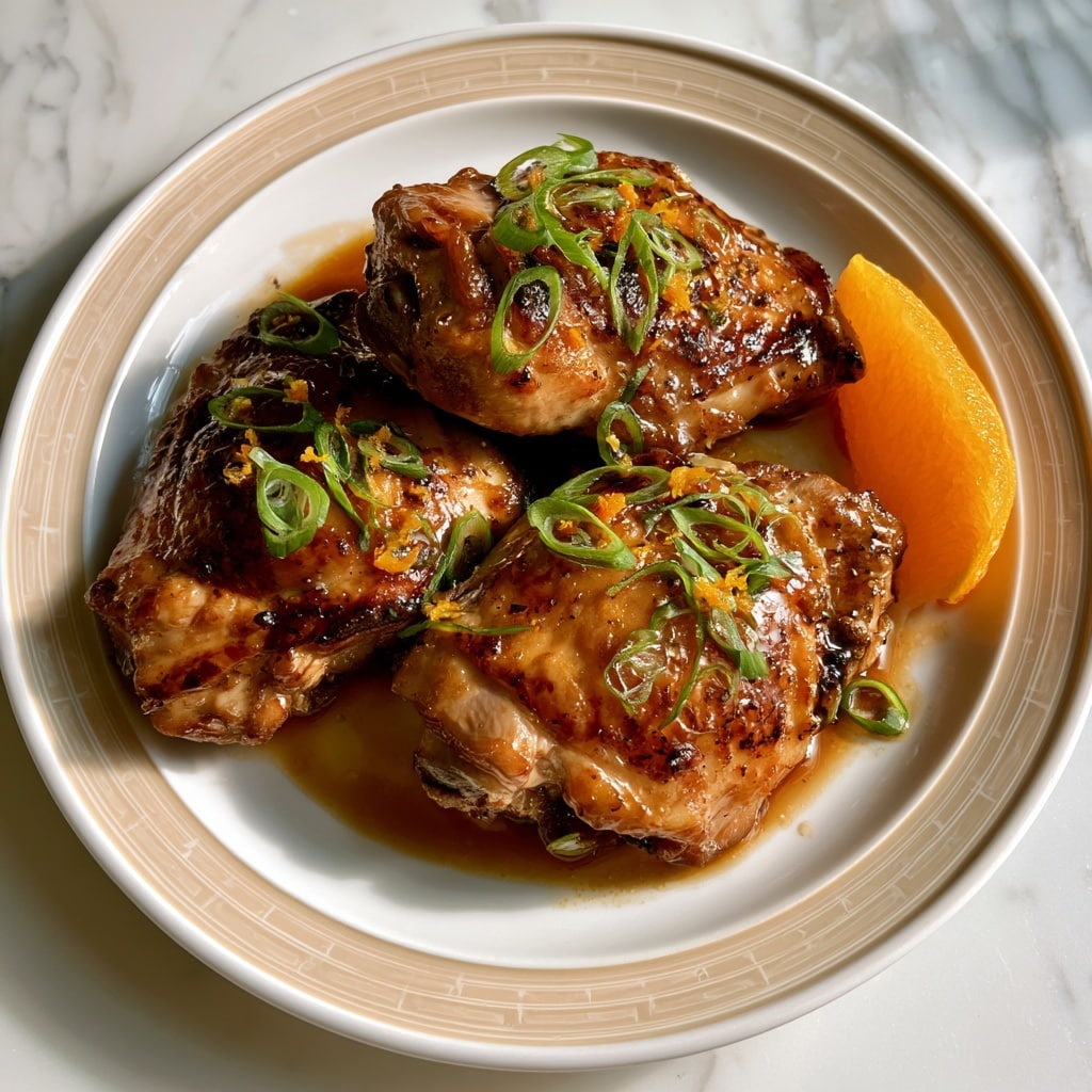 Orange Chicken Thighs Recipe