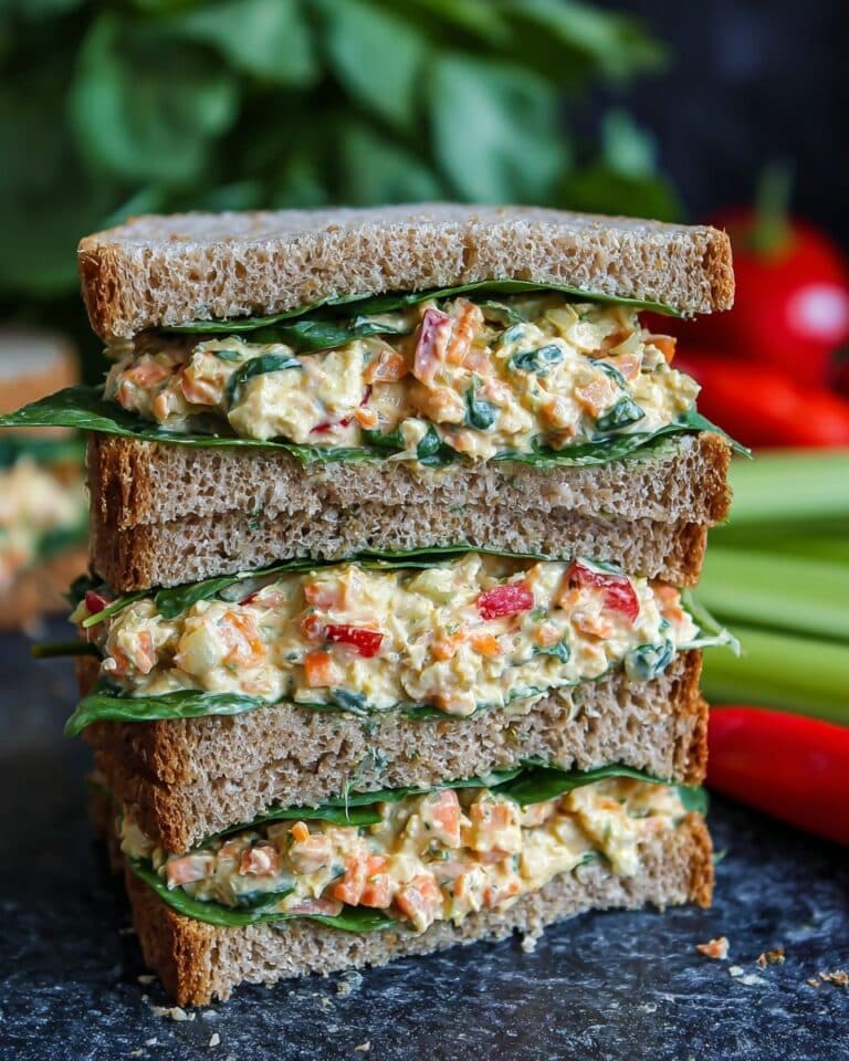 Garden Veggie Chickpea Salad Sandwich Recipe