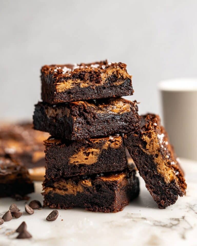 Vegan Chocolate Peanut Butter Swirl Brownies Recipe