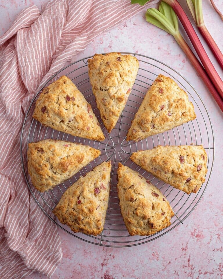 Rhubarb Scones Recipe