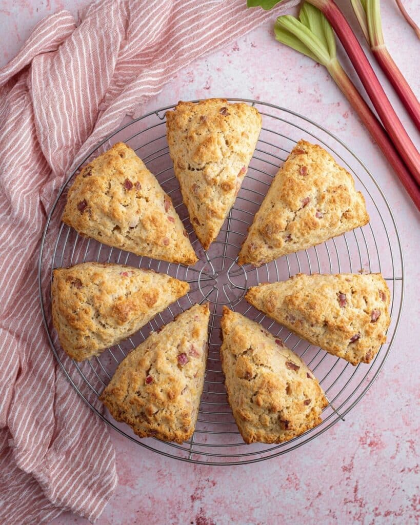 Rhubarb Scones Recipe