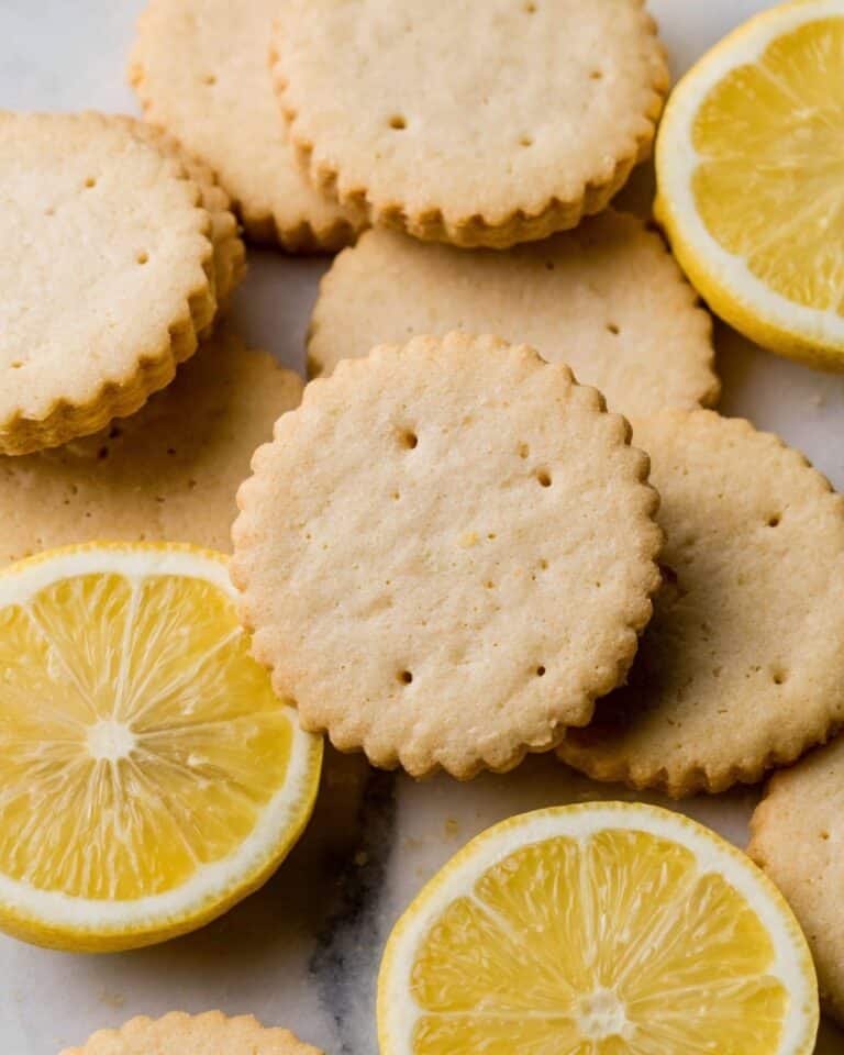 Lemon Shortbread Cookies Recipe