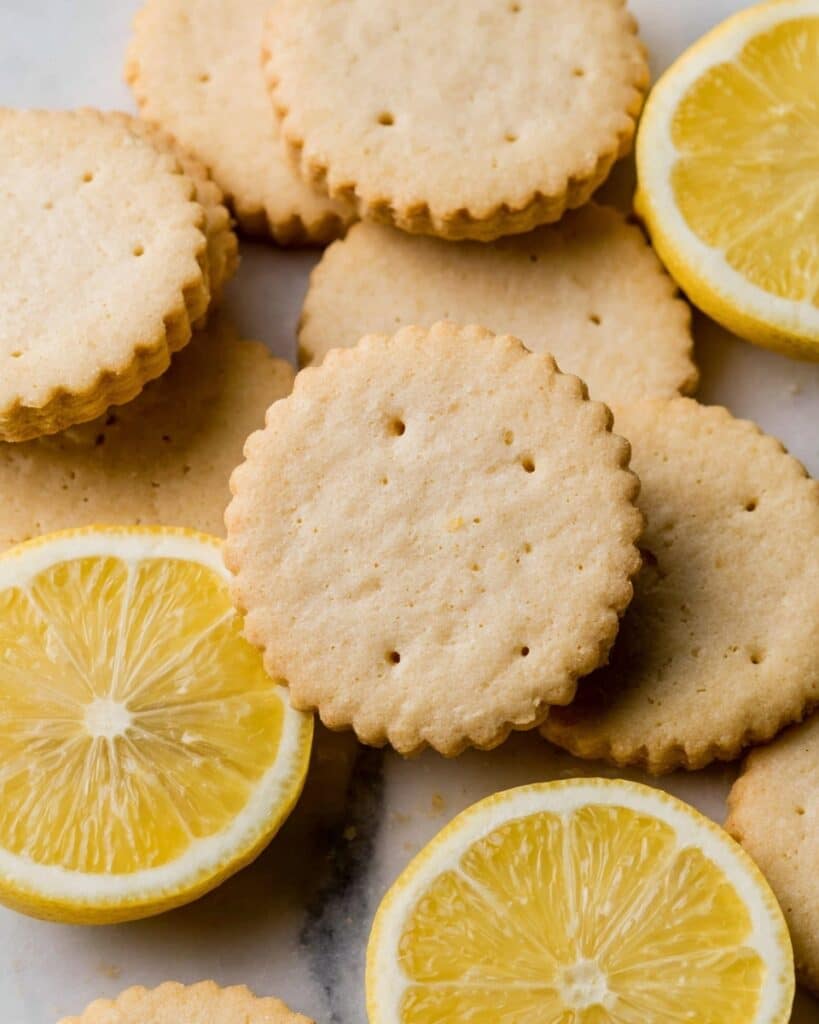 Lemon Shortbread Cookies Recipe