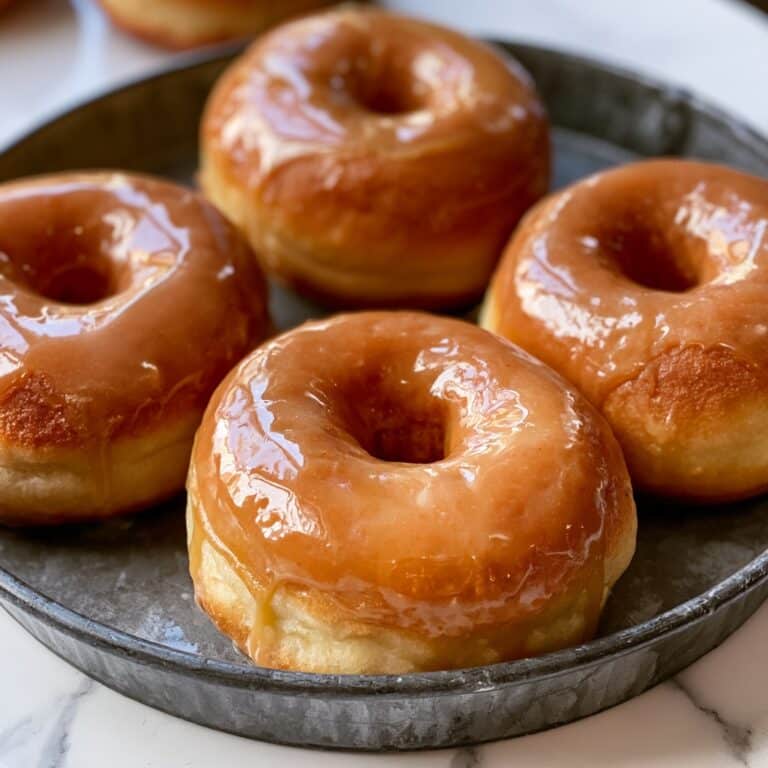 Pumpkin Donuts with Caramel Glaze Recipe