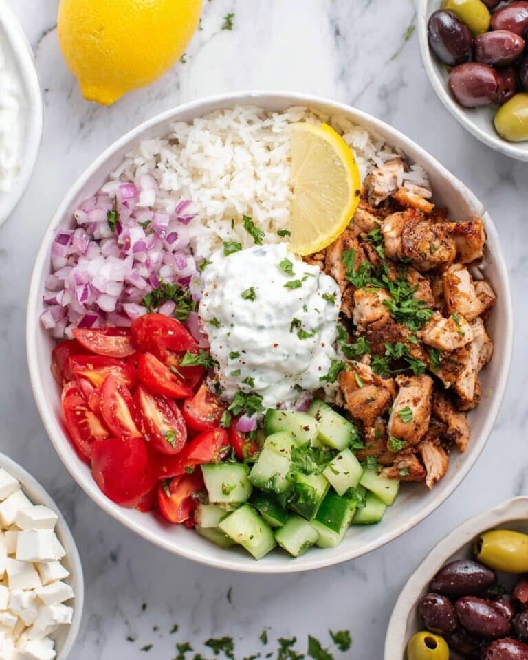 Greek Chicken Bowls Recipe