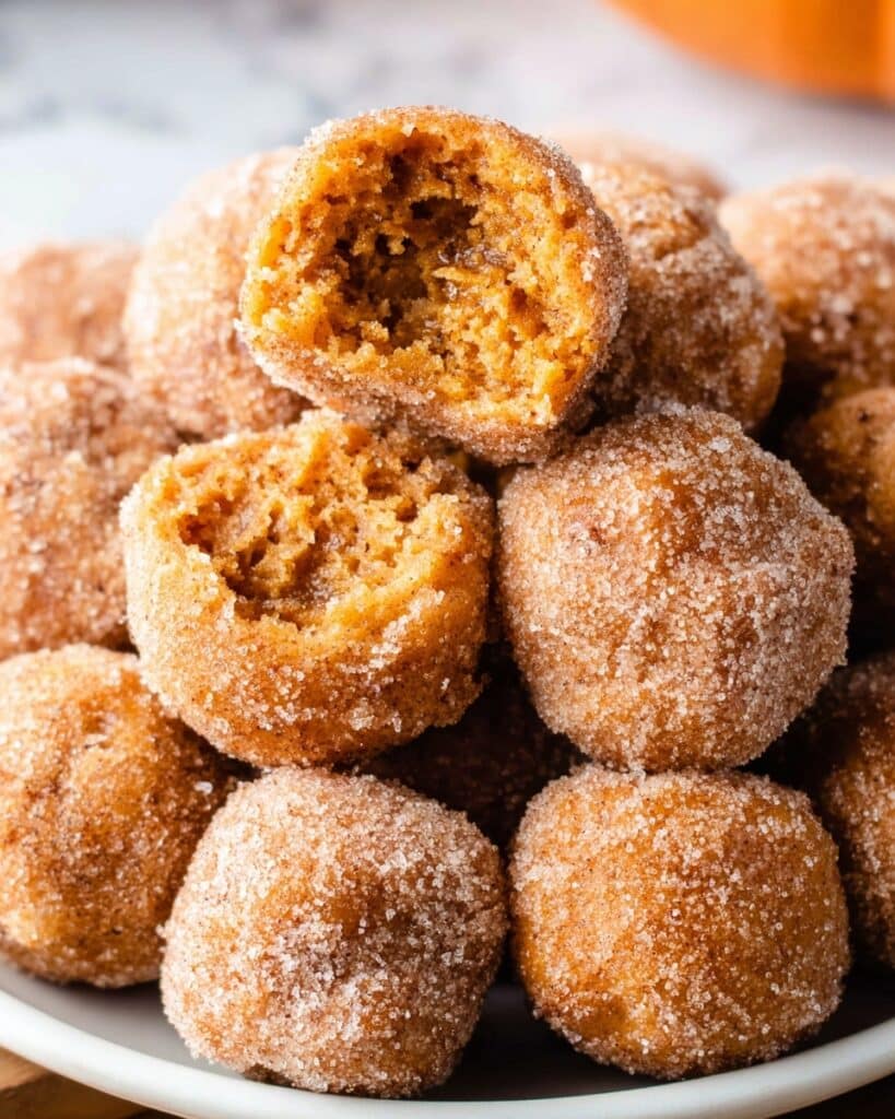 Pumpkin Donut Holes Recipe
