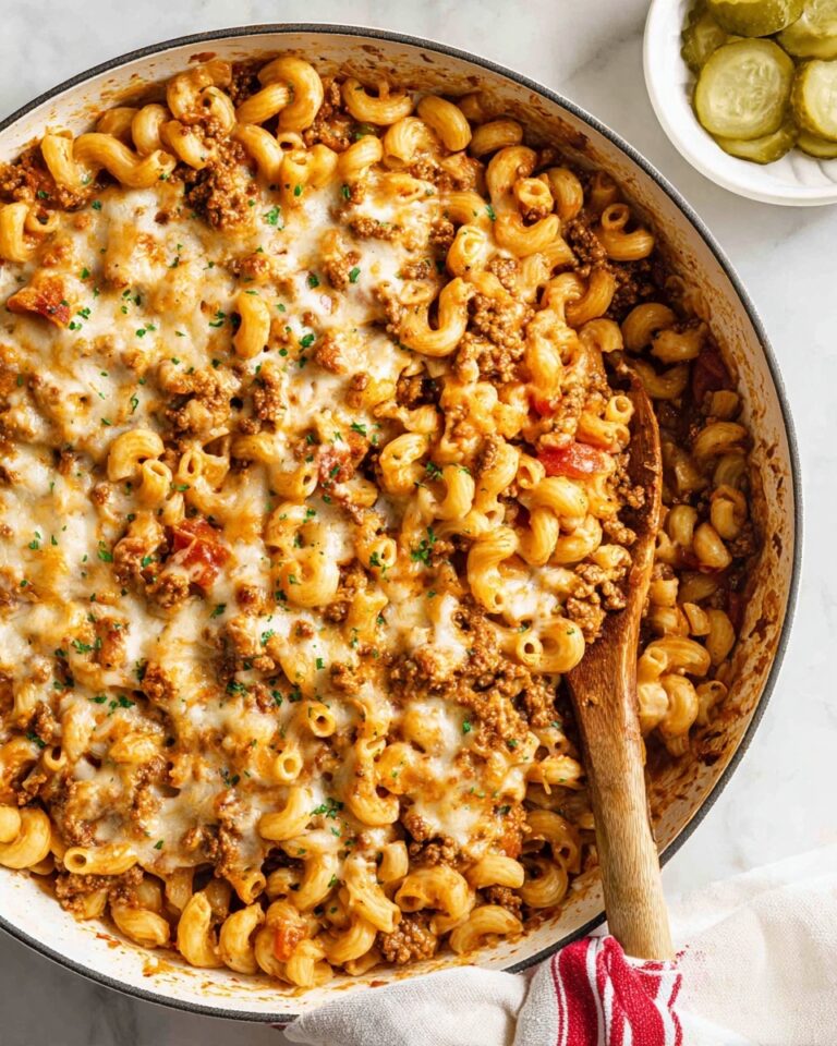 One Pot Cheeseburger Pasta Recipe