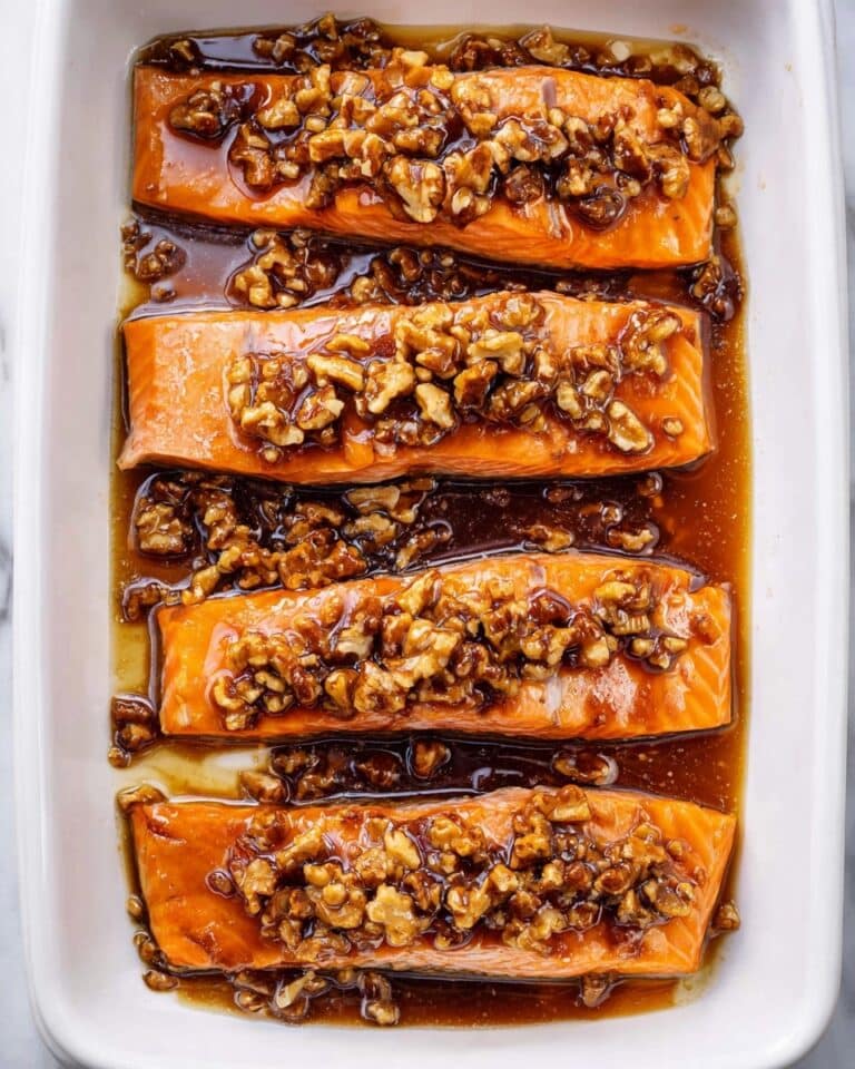 Maple Pecan Glazed Salmon Recipe