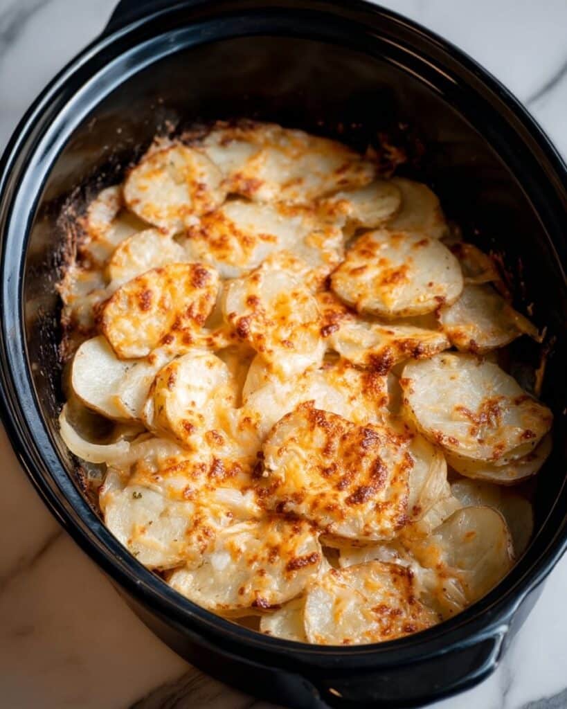 Slow Cooker Campfire Potatoes Recipe