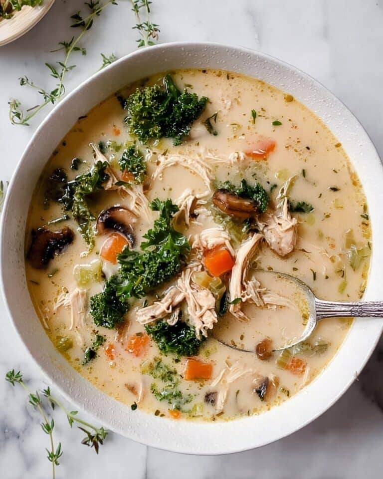 Creamy Turkey & Vegetable Soup Recipe