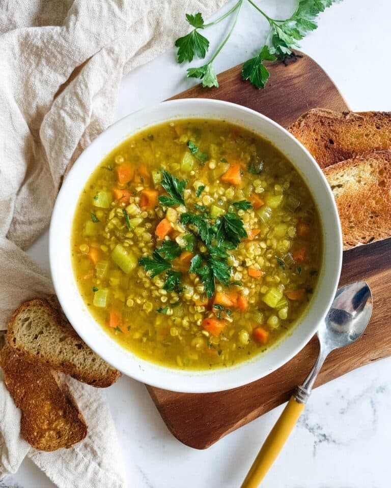 Veggie Barley Soup Recipe