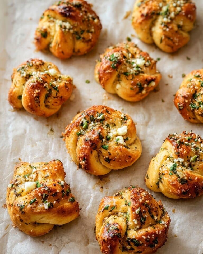 Easy Garlic Parmesan Knots Recipe