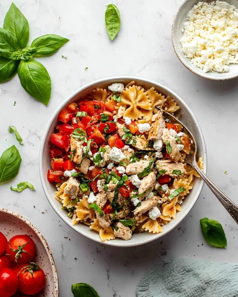 Bruschetta Chicken Pasta Recipe