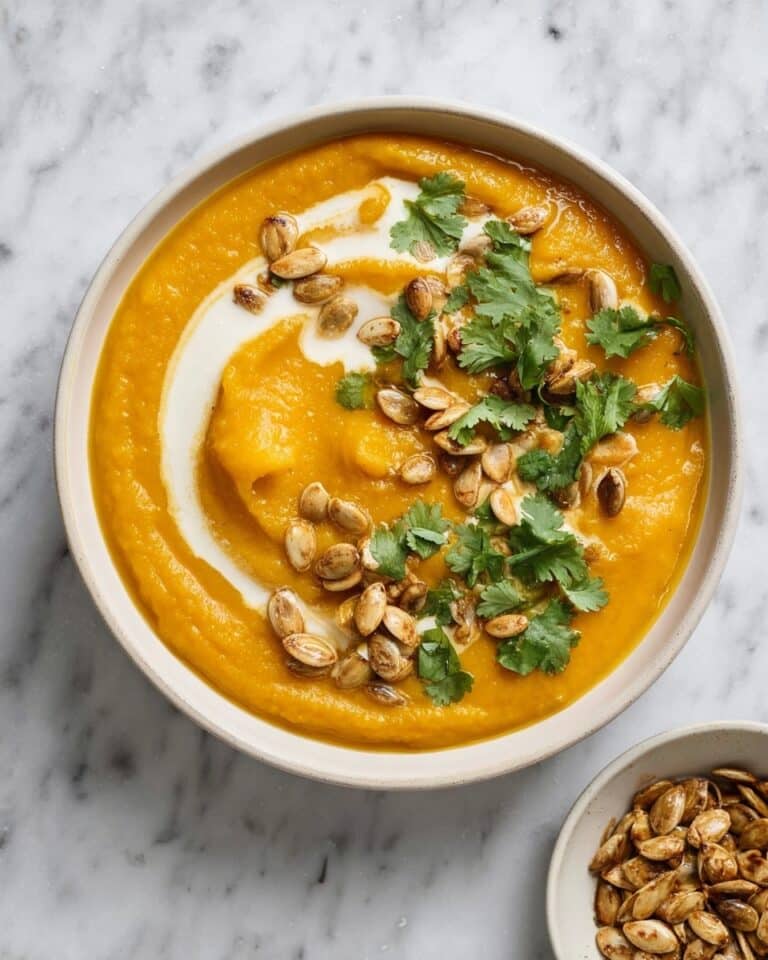 Creamy Acorn Squash and Apple Curry Soup Recipe