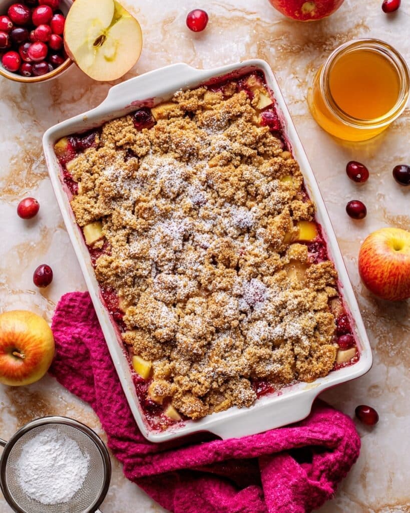 Easy Cranberry Apple French Toast Casserole Recipe