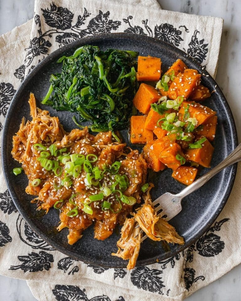 Sheet Pan Gochujang Chicken Thighs with Sweet Potatoes and Scallions Recipe