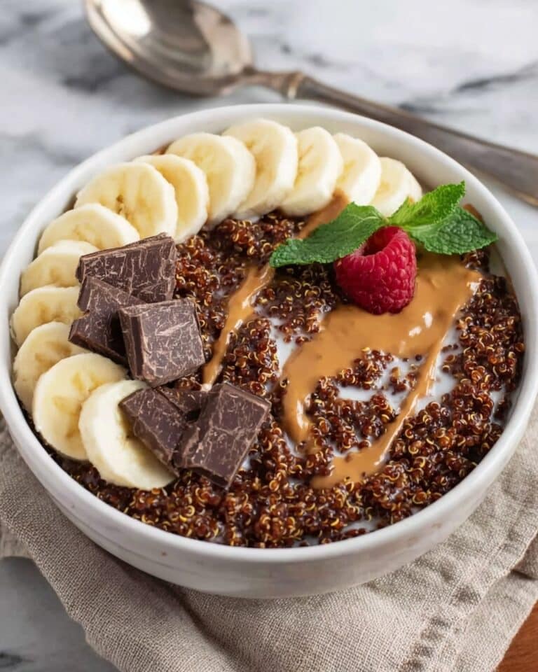 Chunky Monkey Quinoa Breakfast Bowl Recipe