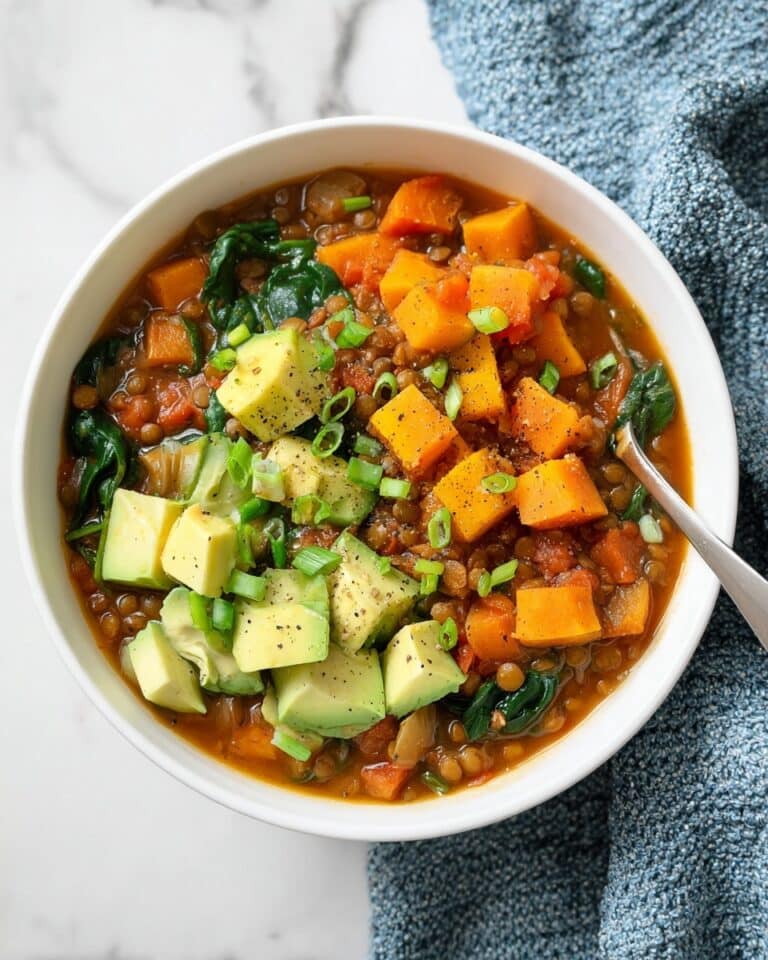 Spicy Lentil and Butternut Squash Stew with Kale and Chipotle Recipe