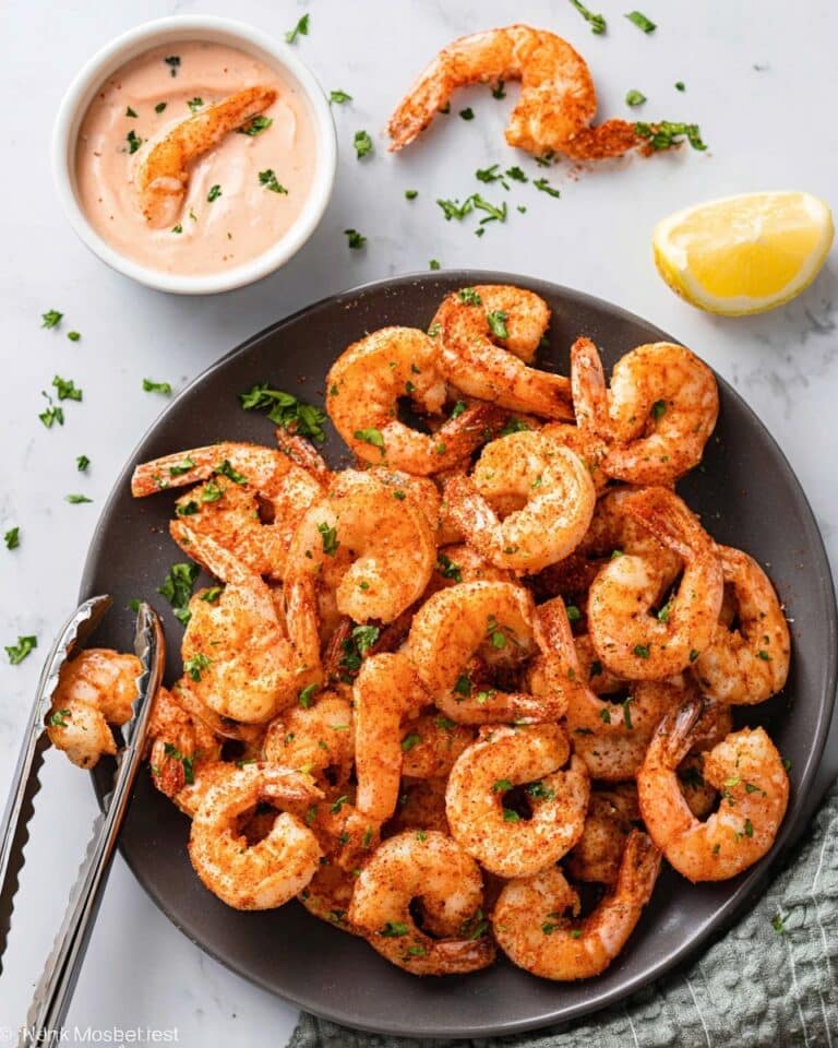 Air Fryer Shrimp with Spicy Remoulade Sauce Recipe