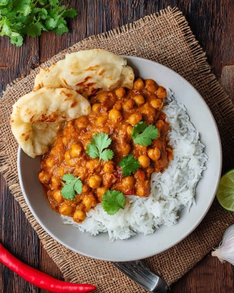 Indian Pumpkin Butter Chickpeas Made in an Instant Pot Recipe