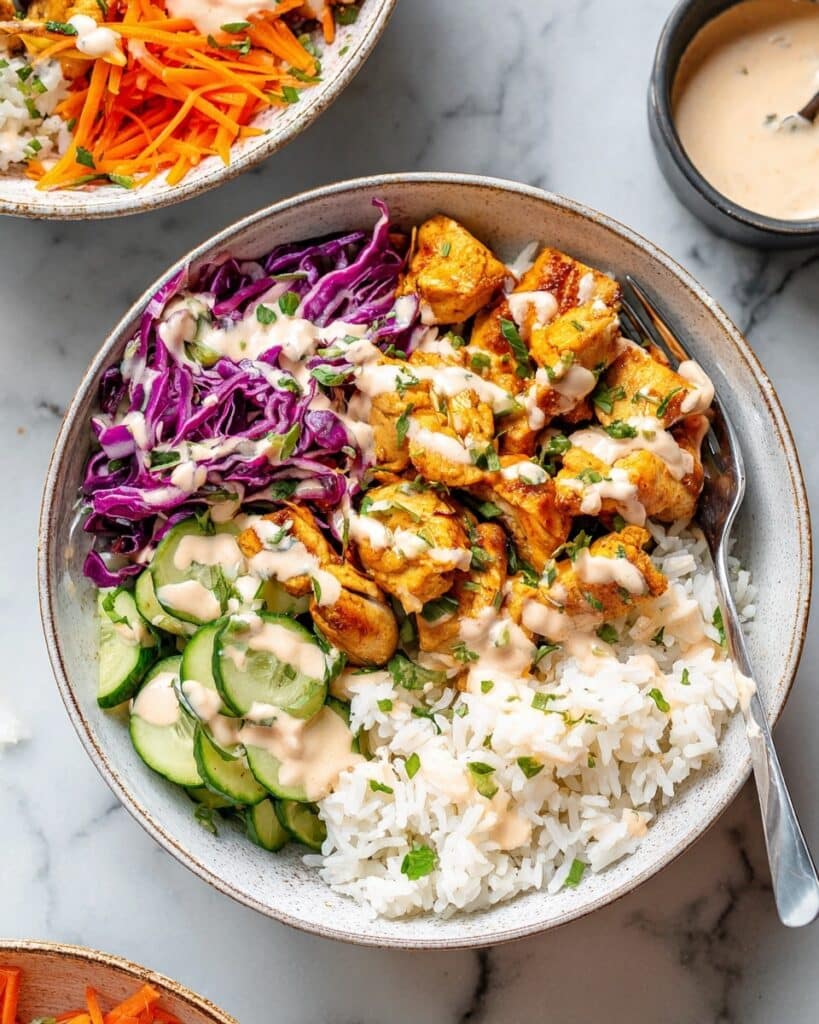 Bang Bang Chicken Rice Bowls Recipe