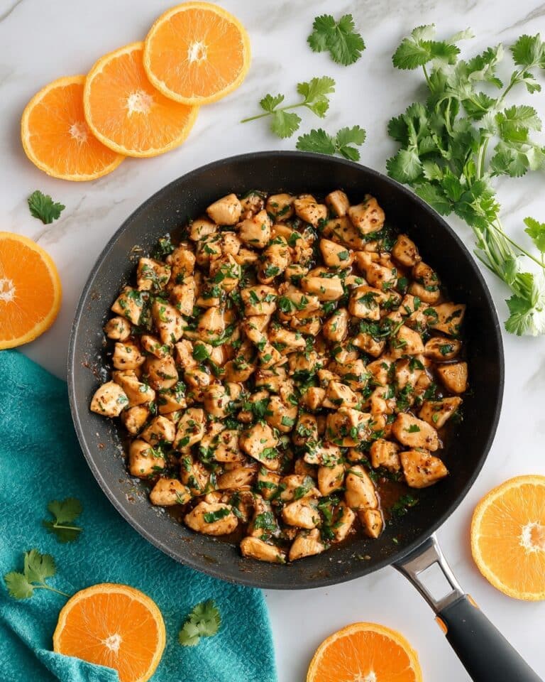 Cilantro Orange Chicken Bites Recipe