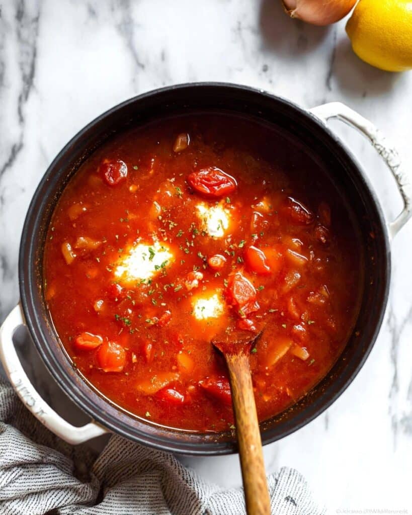 Creamy Tomato Soup with Canned Tomatoes Recipe