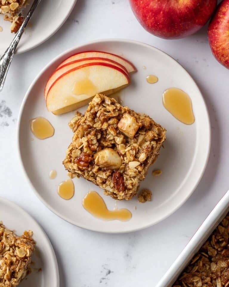 Healthy Baked Apple Oatmeal Recipe