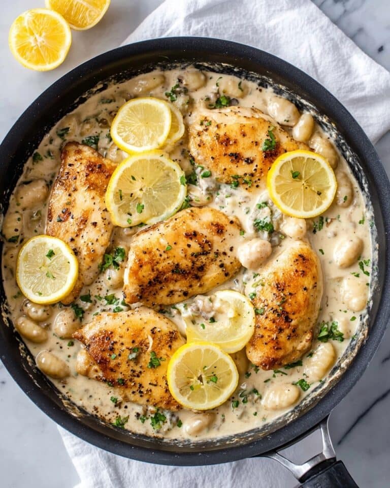 The Best Homemade Lemon Chicken Gnocchi Recipe