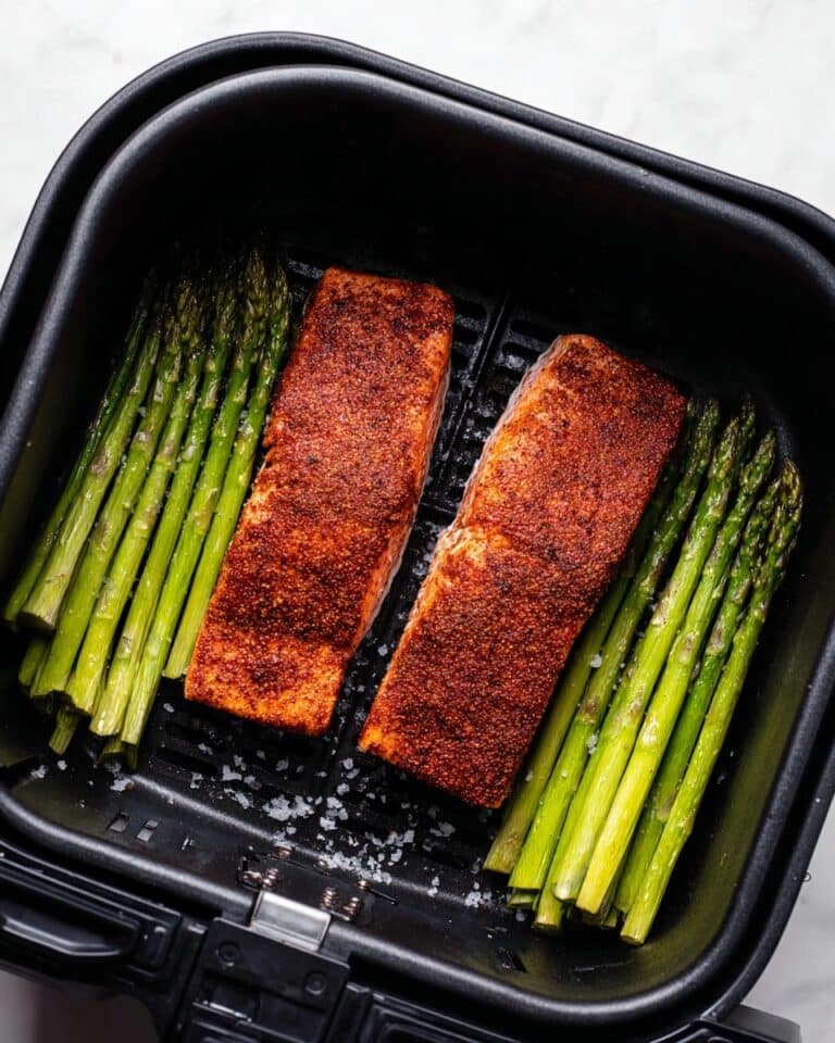 Air Fryer Salmon & Asparagus Recipe