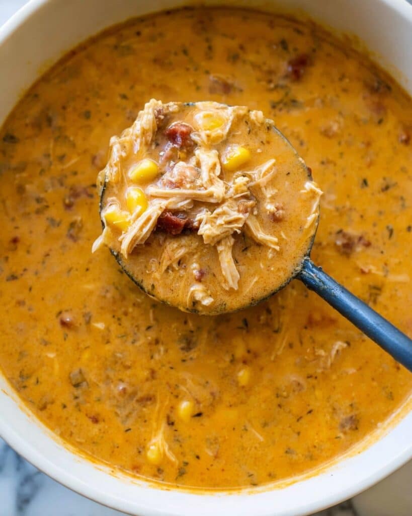 Slow Cooker Buffalo Chicken Soup Recipe