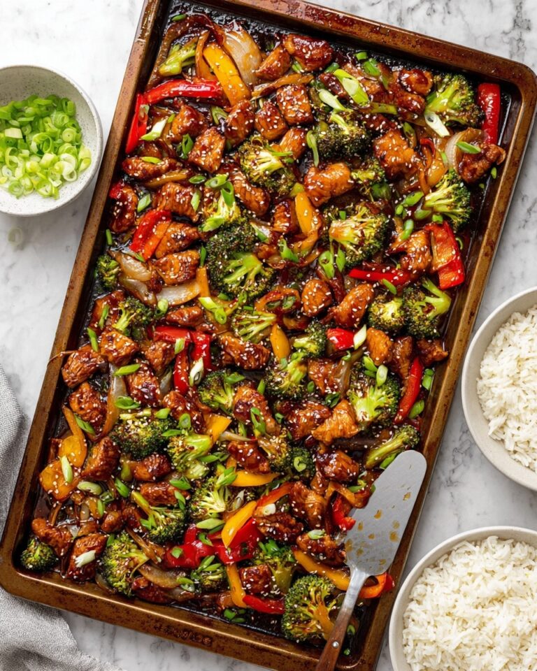 Sheet Pan Chicken Stir Fry Recipe
