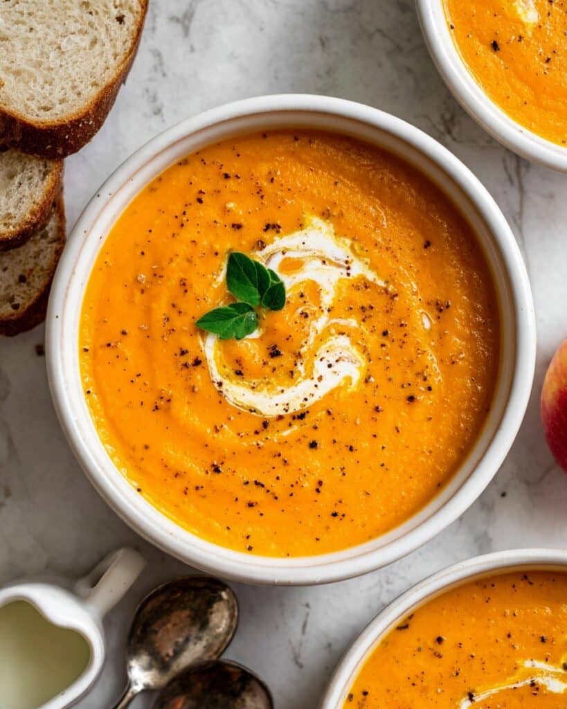 Carrot Apple Ginger Soup Recipe