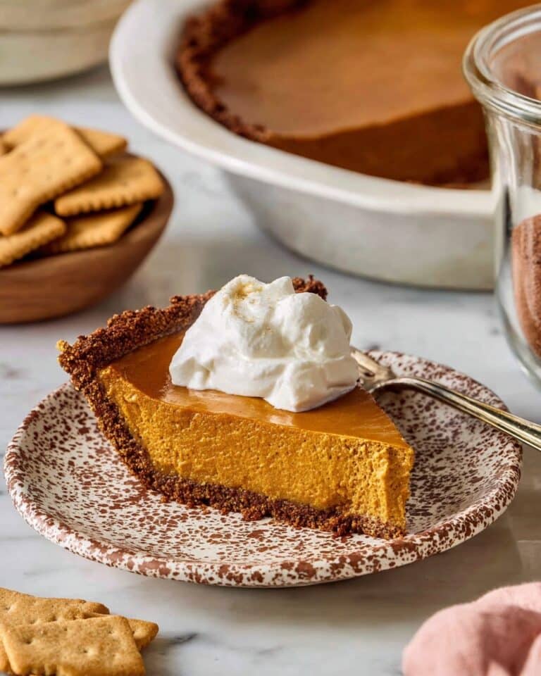 Easy Brown Butter Graham Cracker Crust Pumpkin Pie Recipe