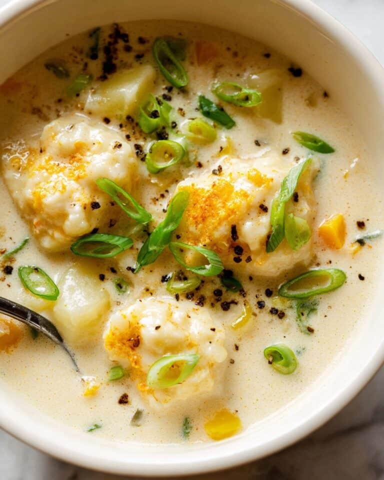 Cheesy Cauliflower Soup Recipe
