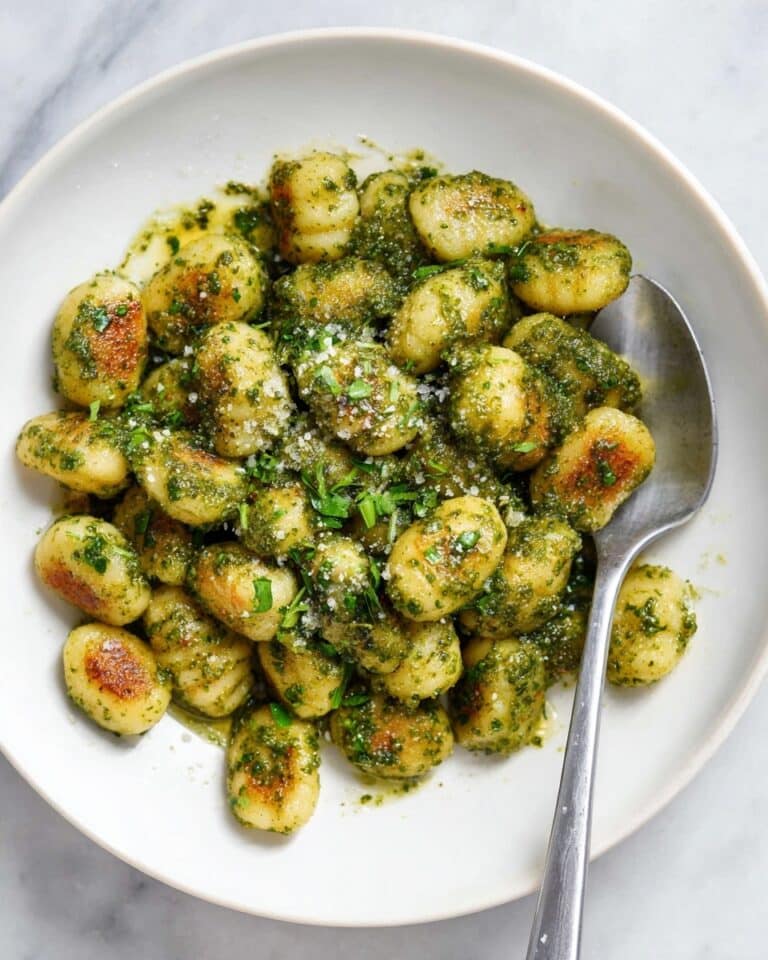 Stale Bread Gnocchi with Herb Pesto Recipe
